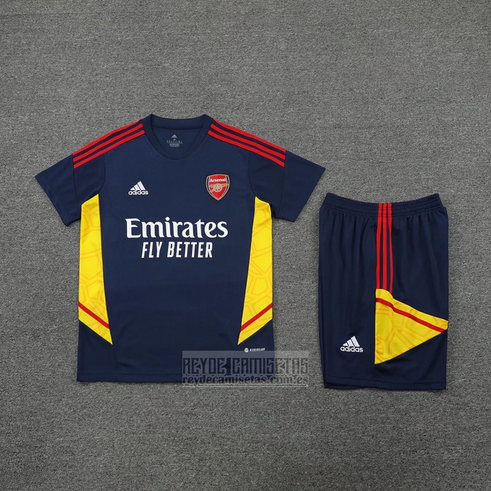 Chandal del Arsenal Manga Corta 2022-2023 Azul - Pantalon Corto